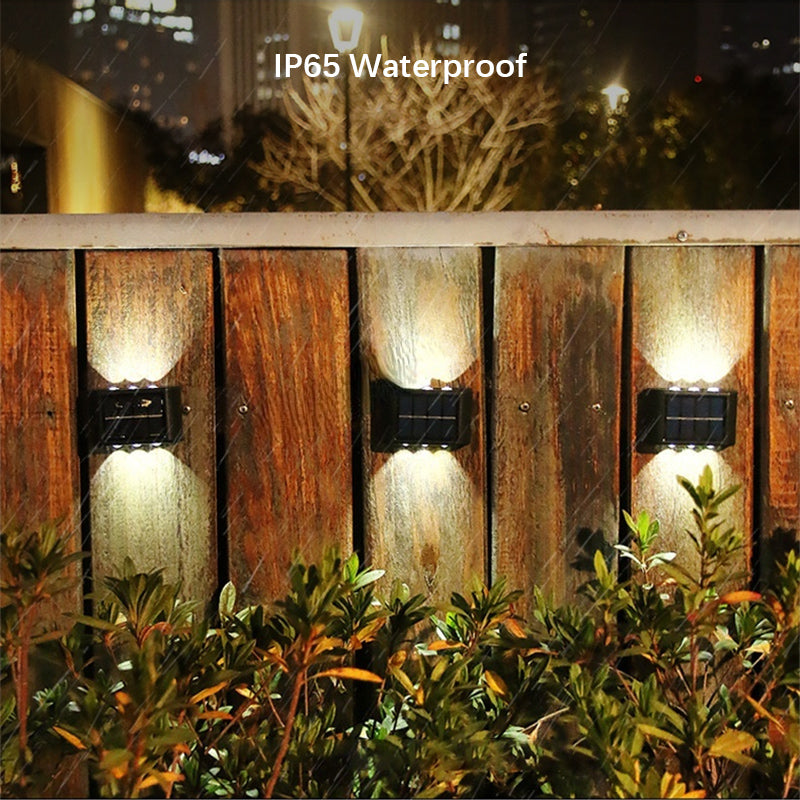 Solar LED Wandleuchte