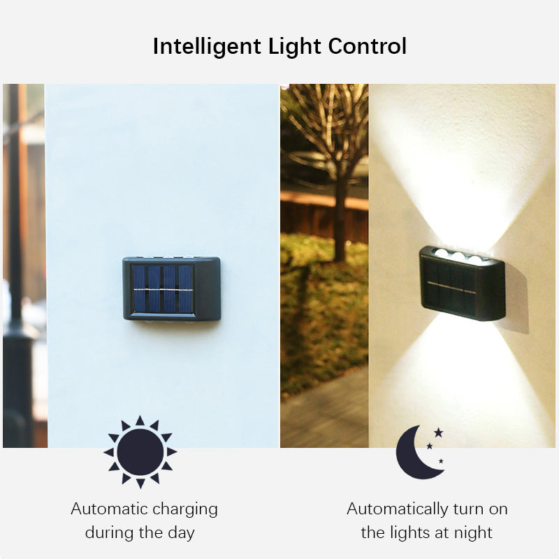 Solar LED Wandleuchte